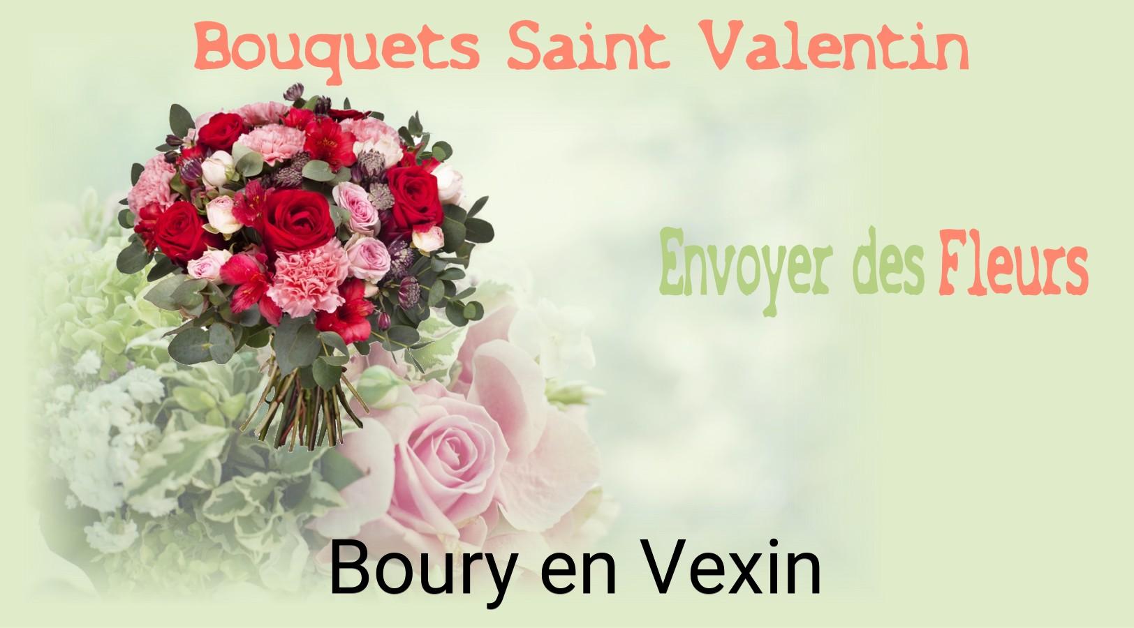 Roses de Saint-Valentin livrées à Boury-en-Vexin